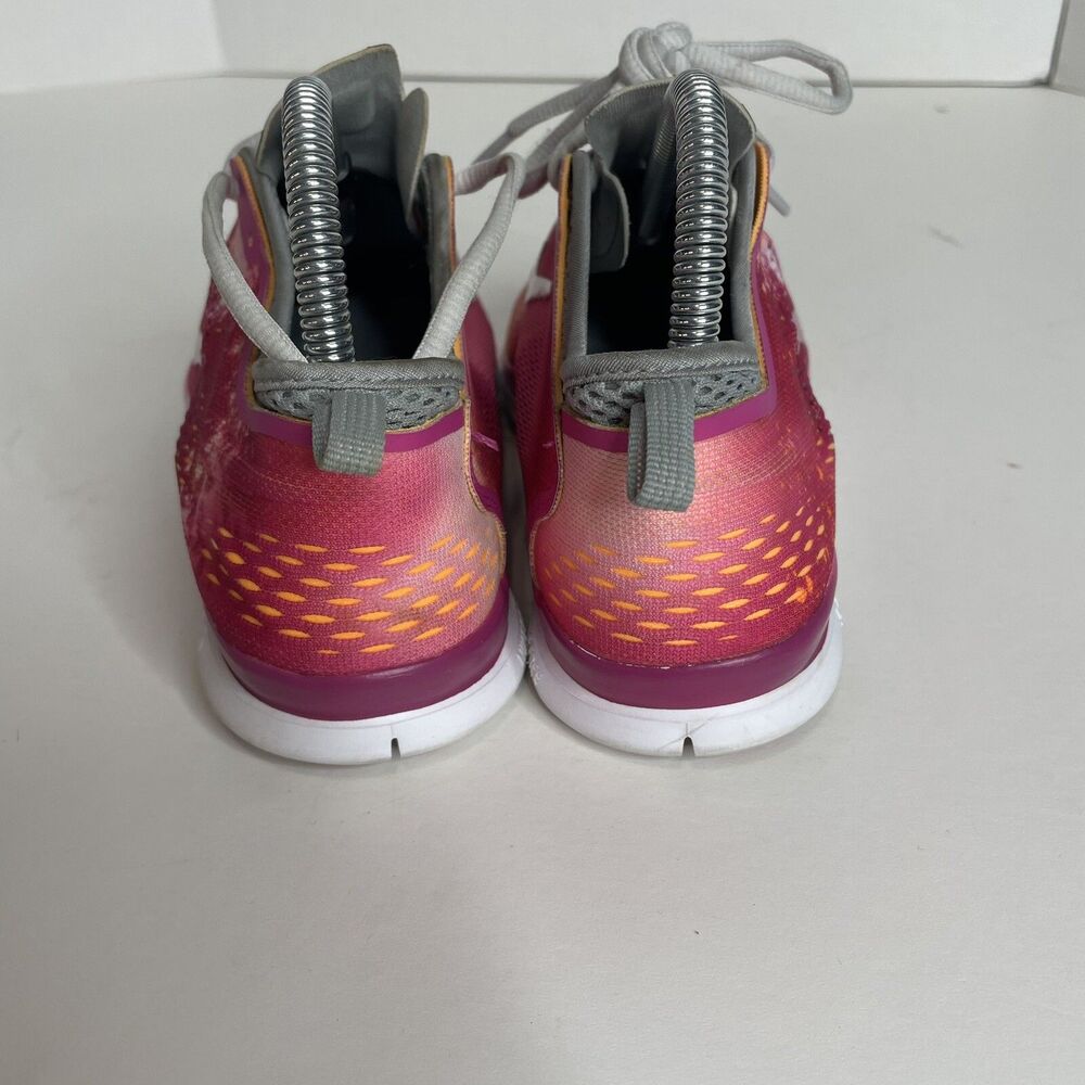 Nike Free 5.0 Tr Fit 4 PRT Womens Size 7 Hot Pink Training Shoes 629832-100 - Picture 7 of 11